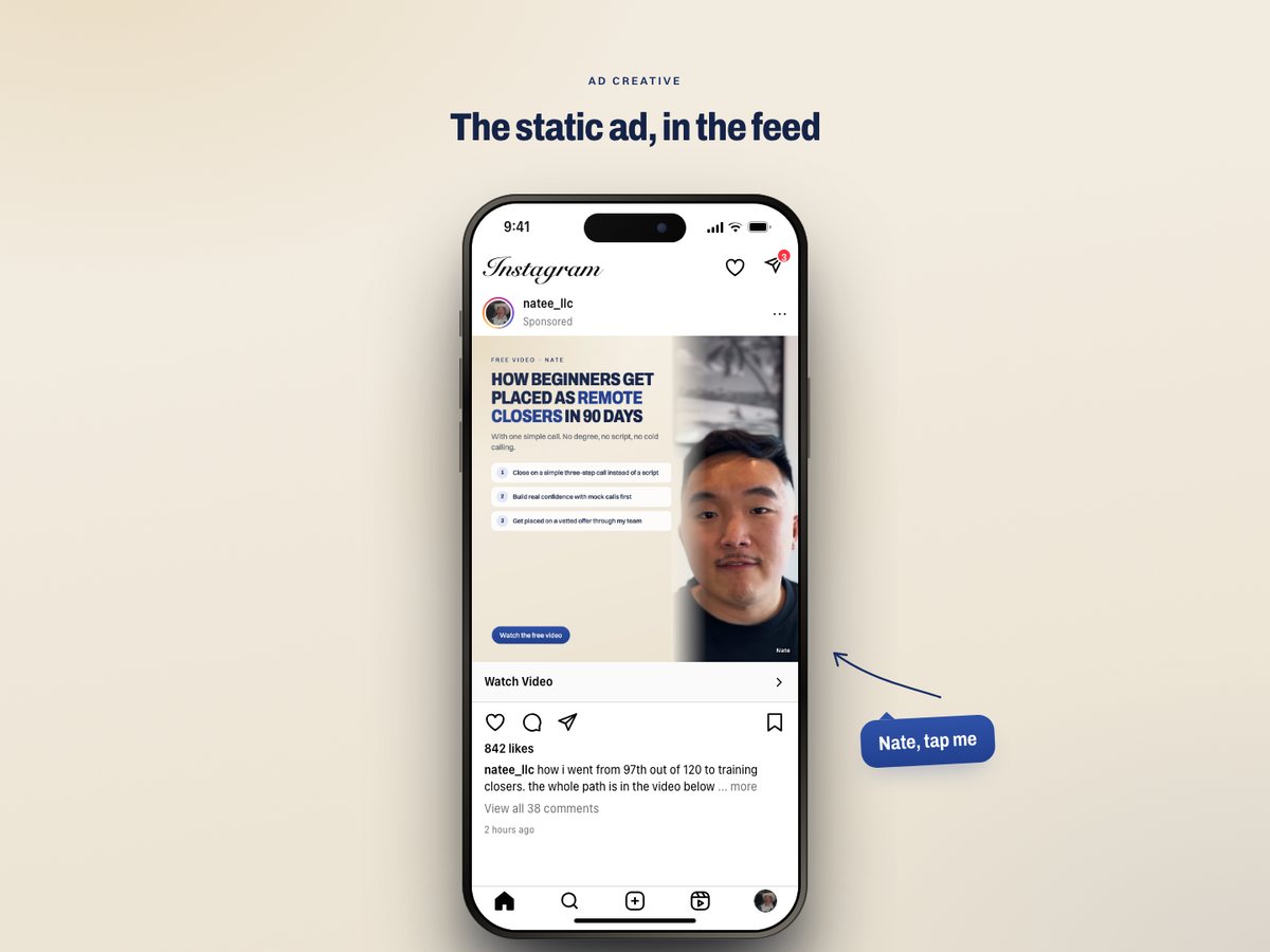 Static ad preview